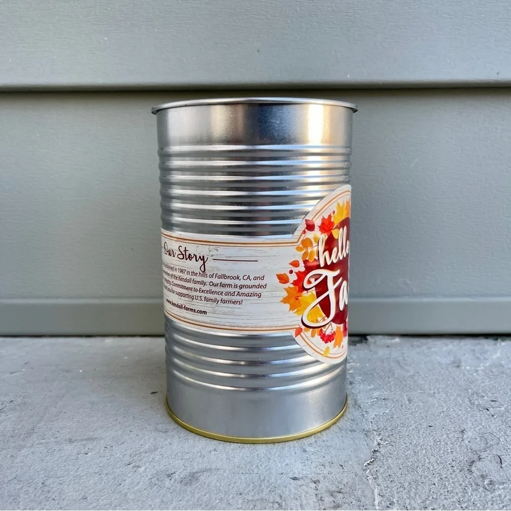 Hello Fall Tin Can by Kendall Farms